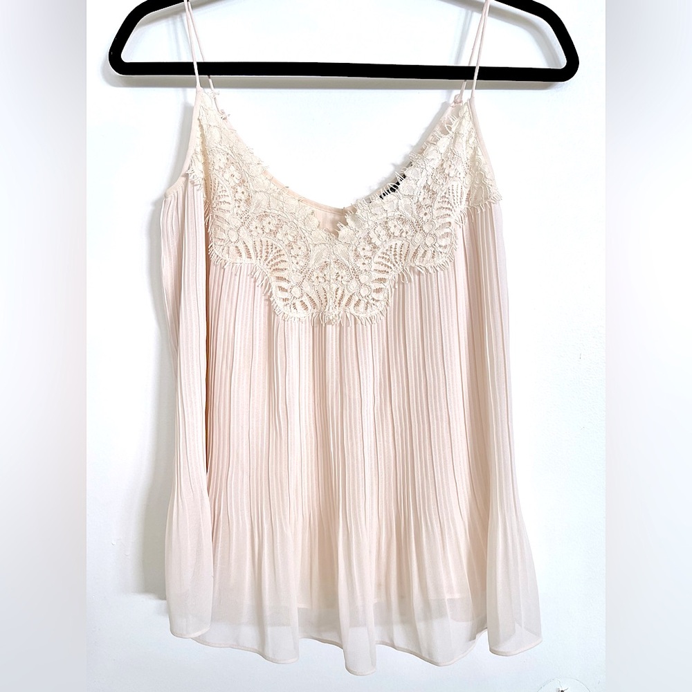 Massimo Dutti Lace & Silk Camisole Sz 2